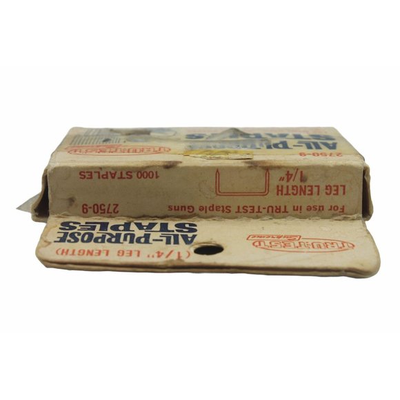 Vtg Box True Value Hardware  Staples 1000 Pack - Picture 4 of 6